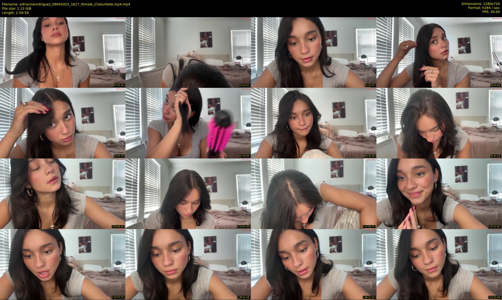 adriannarodriguez — 120 minute Chaturbate female cam show recording, 720p, Apr 9, 2025