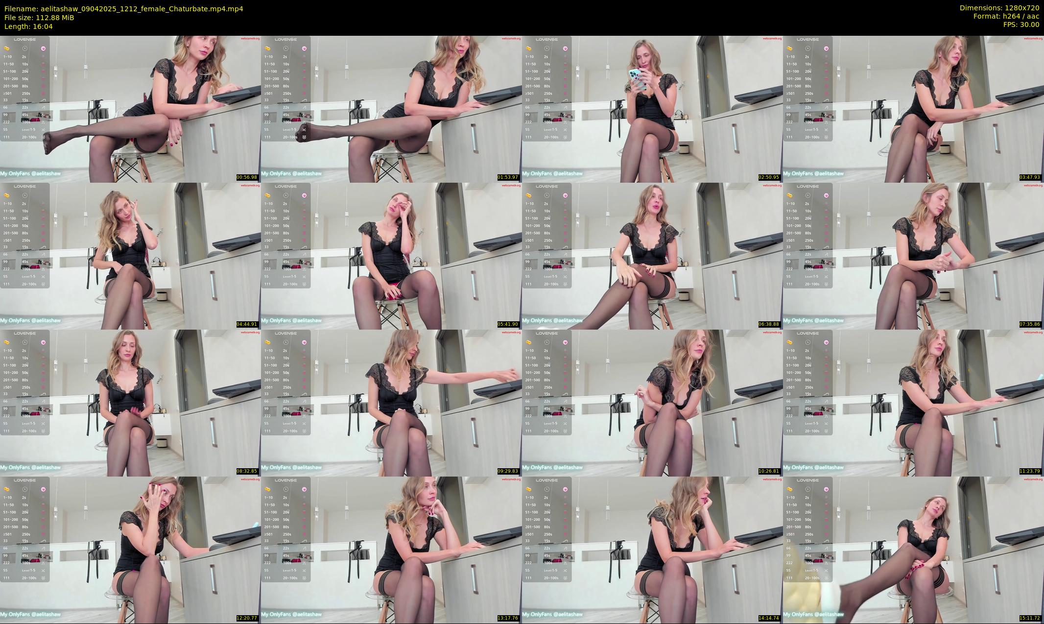 aelitashaw — 17 minute Chaturbate female cam show recording, 720p, Apr 9, 2025