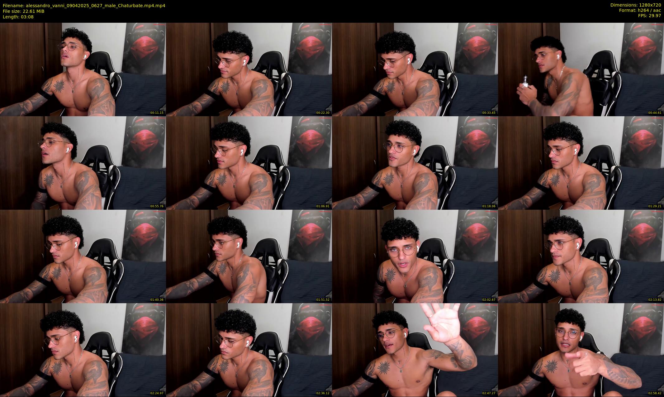 alessandro_vanni — 4 minute Chaturbate male cam show recording, 720p, Apr 9, 2025