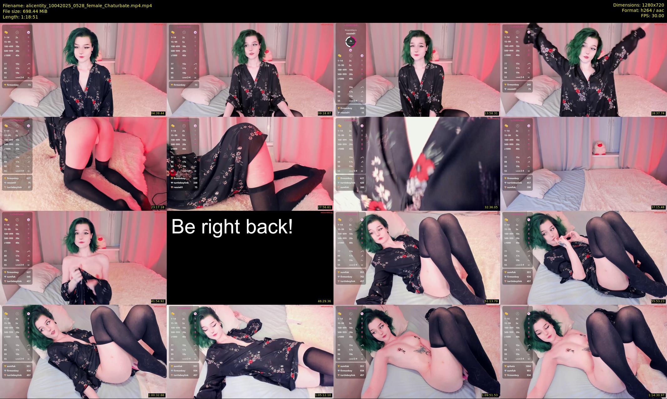 alicentity — 79 minute Chaturbate female cam show recording, 720p, Apr 10, 2025