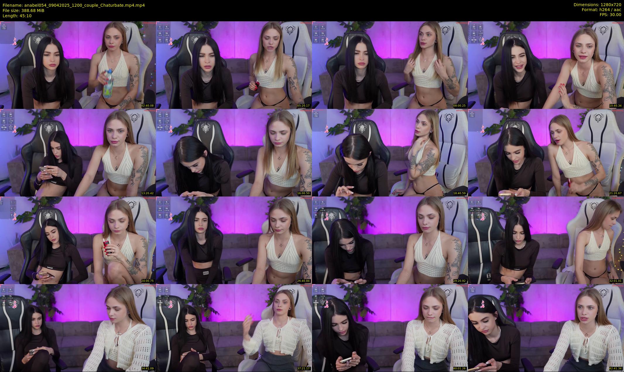 anabel054 — 46 minute Chaturbate female cam show recording, 720p, Apr 9, 2025