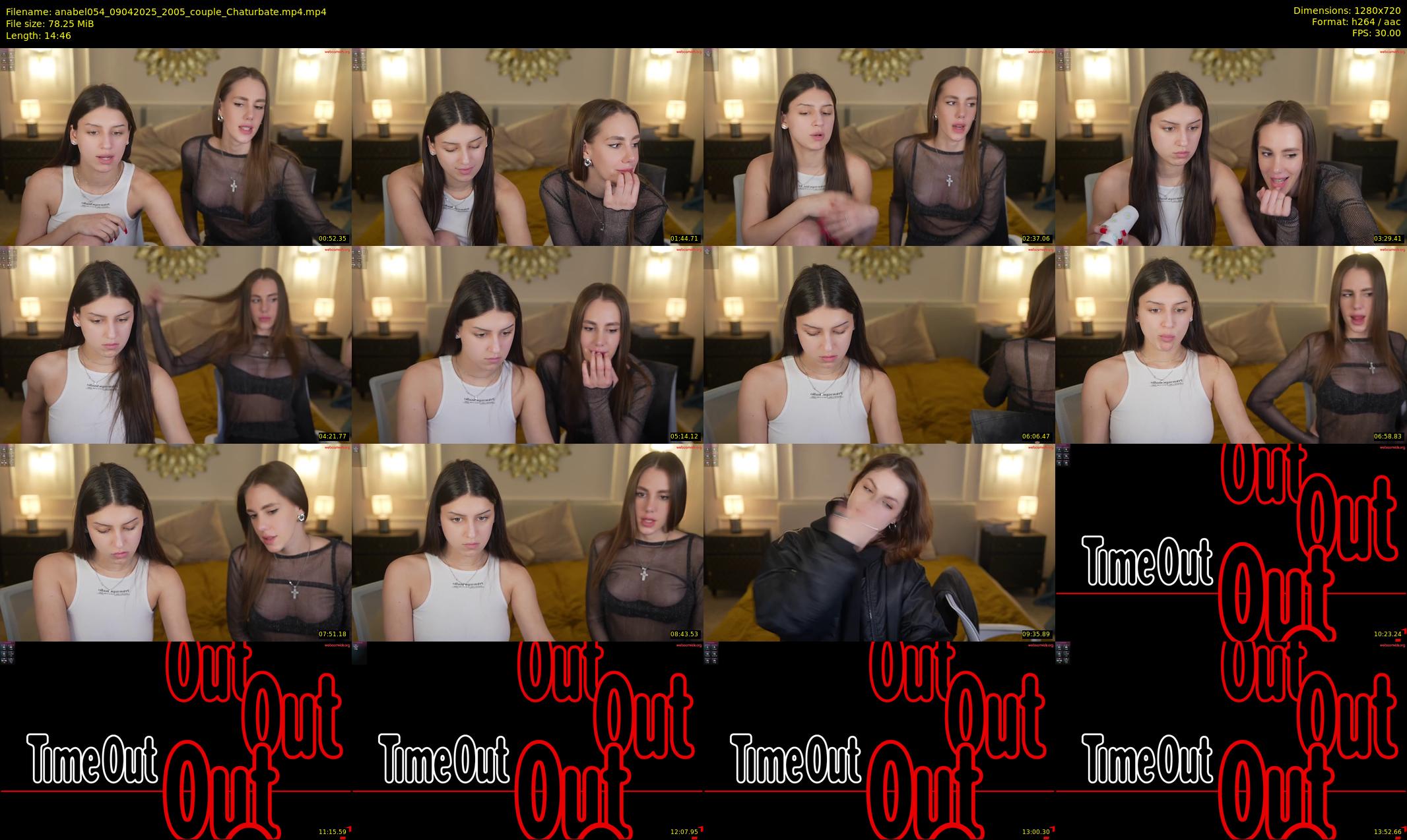 anabel054 — 15 minute Chaturbate female cam show recording, 720p, Apr 9, 2025