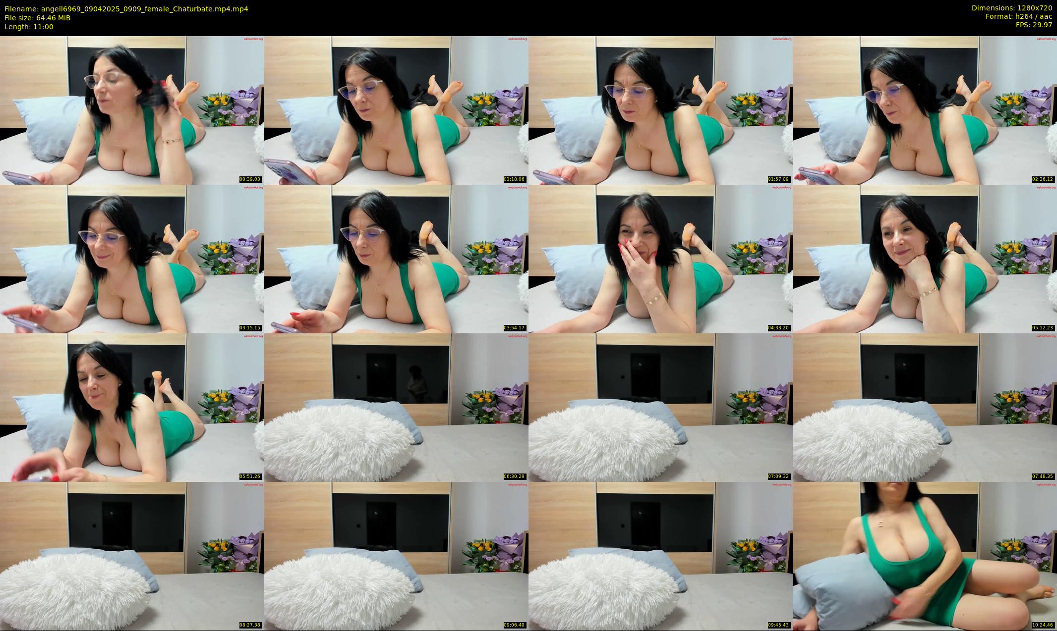 angell6969 — 11 minute Chaturbate female cam show recording, 720p, Apr 9, 2025