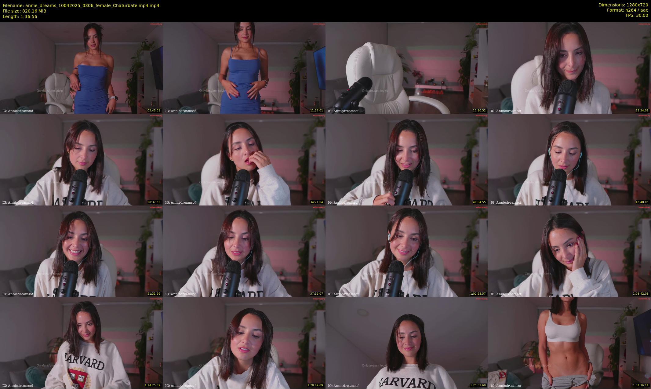 annie_dreams — 97 minute Chaturbate female cam show recording, 720p, Apr 10, 2025