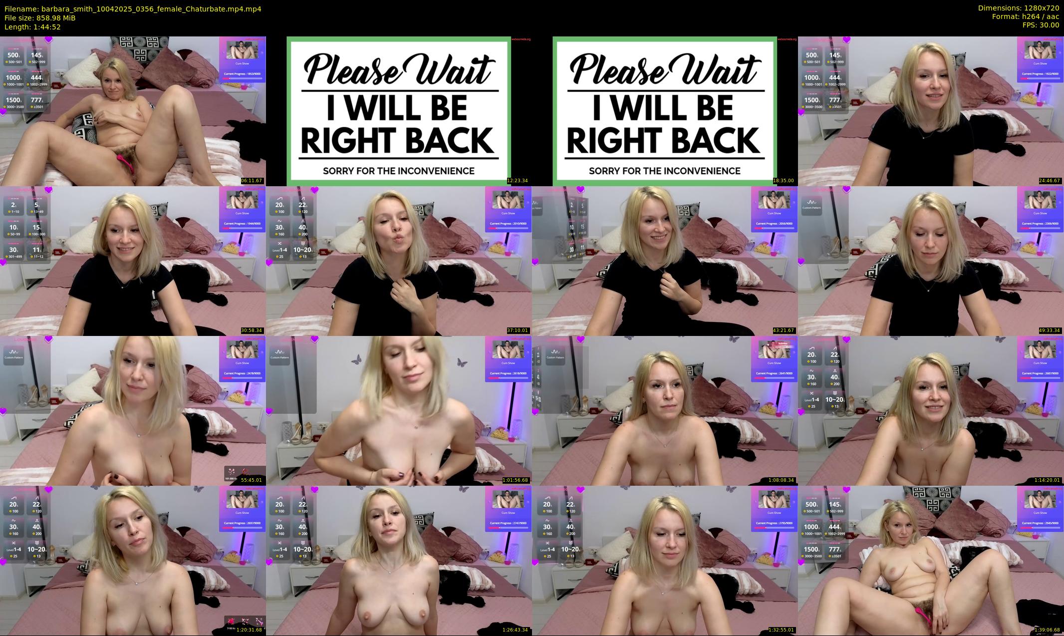 barbara_smith — 105 minute Chaturbate female cam show recording, 720p, Apr 10, 2025