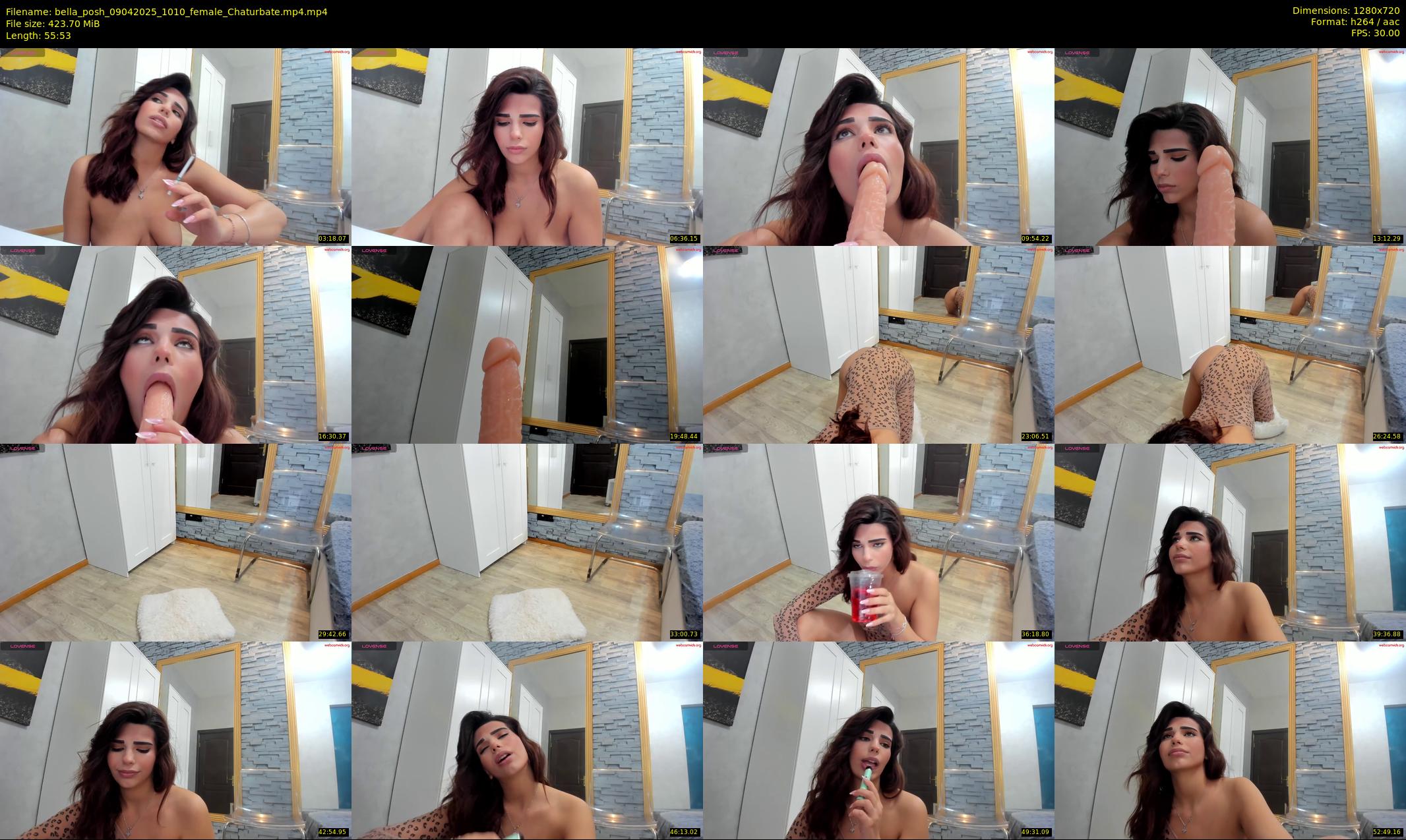 bella_posh — 56 minute Chaturbate female cam show recording, 720p, Apr 9, 2025