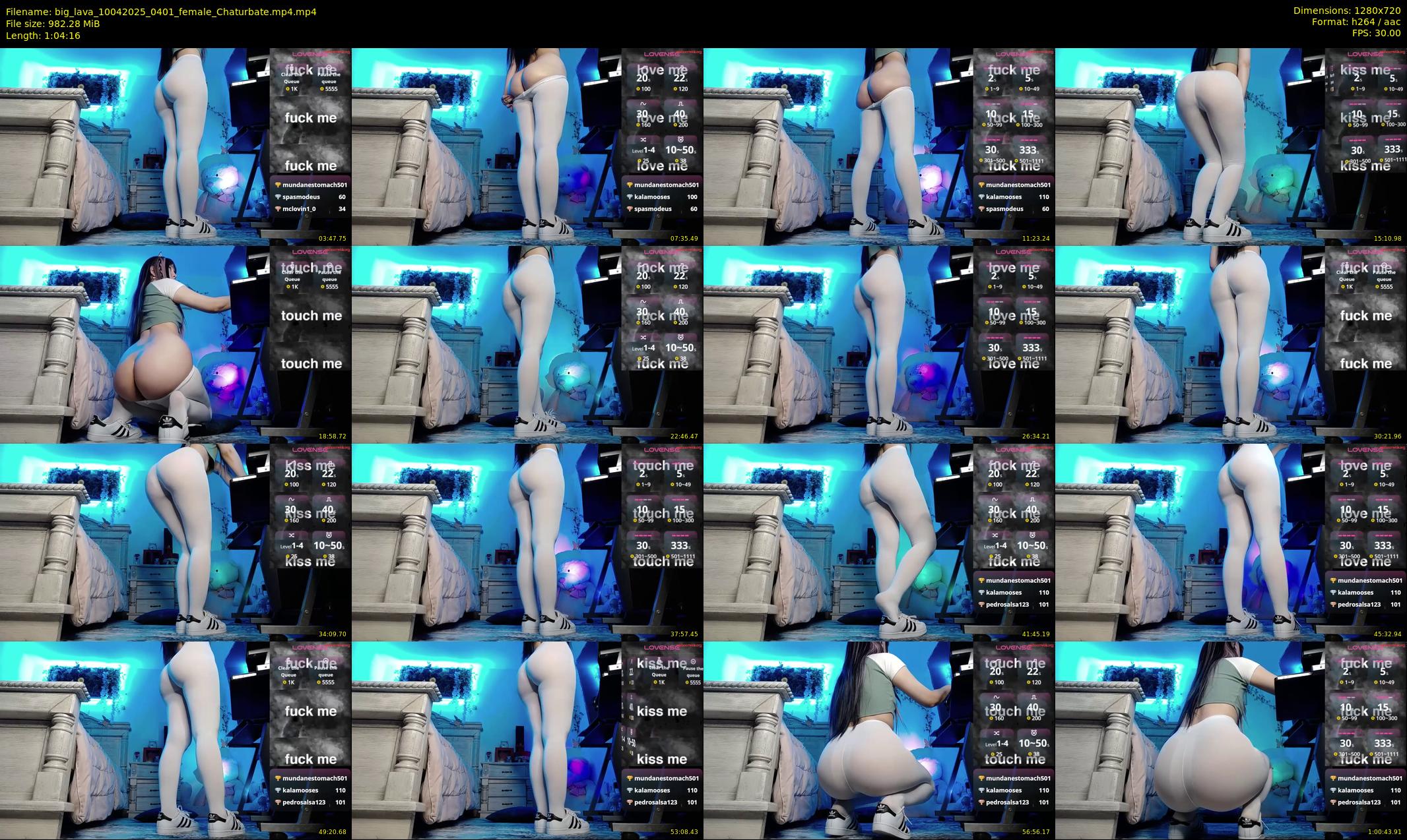 big_lava — 65 minute Chaturbate female cam show recording, 720p, Apr 10, 2025