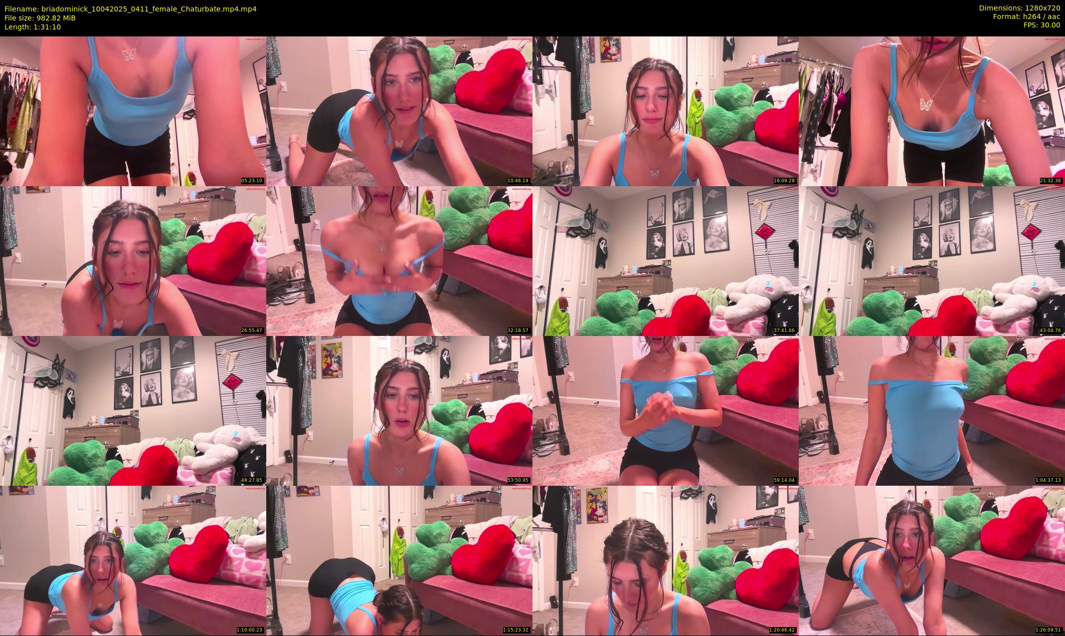 briadominick — 92 minute Chaturbate couple cam show recording, 720p, Apr 10, 2025