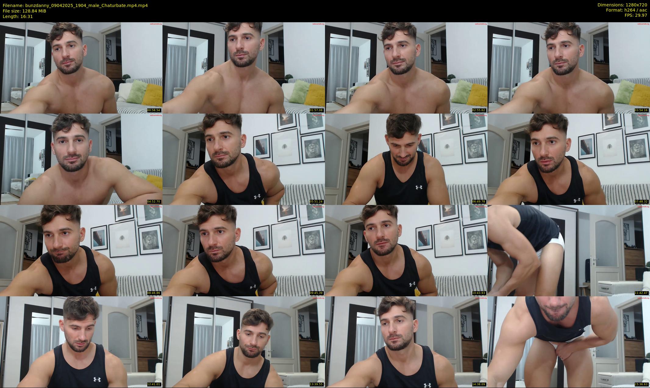 bunzdanny — 17 minute Chaturbate male cam show recording, 720p, Apr 9, 2025