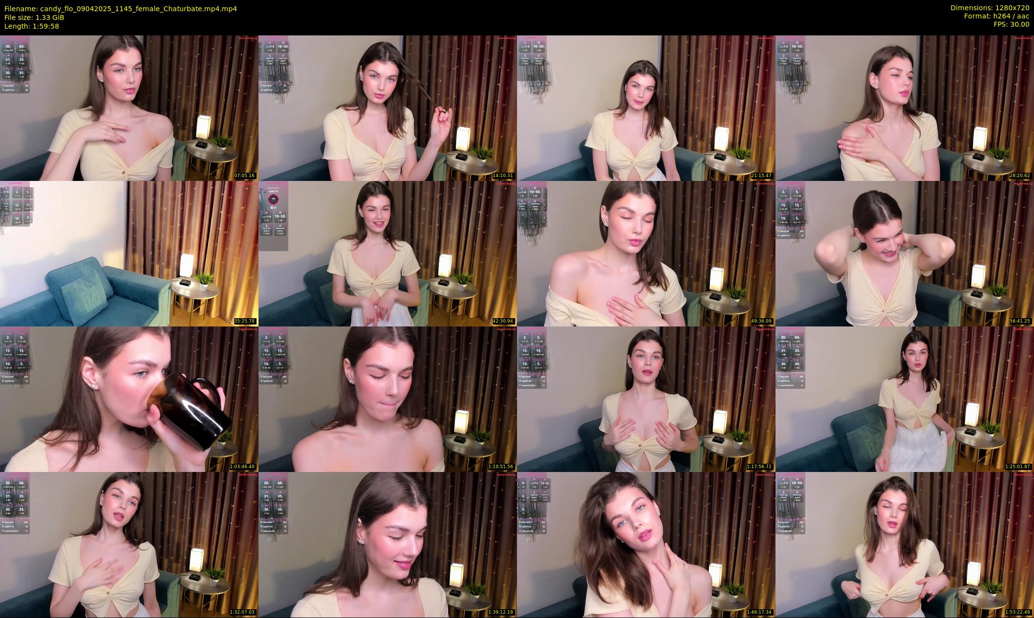 candy_flo — 120 minute Chaturbate female cam show recording, 720p, Apr 9, 2025