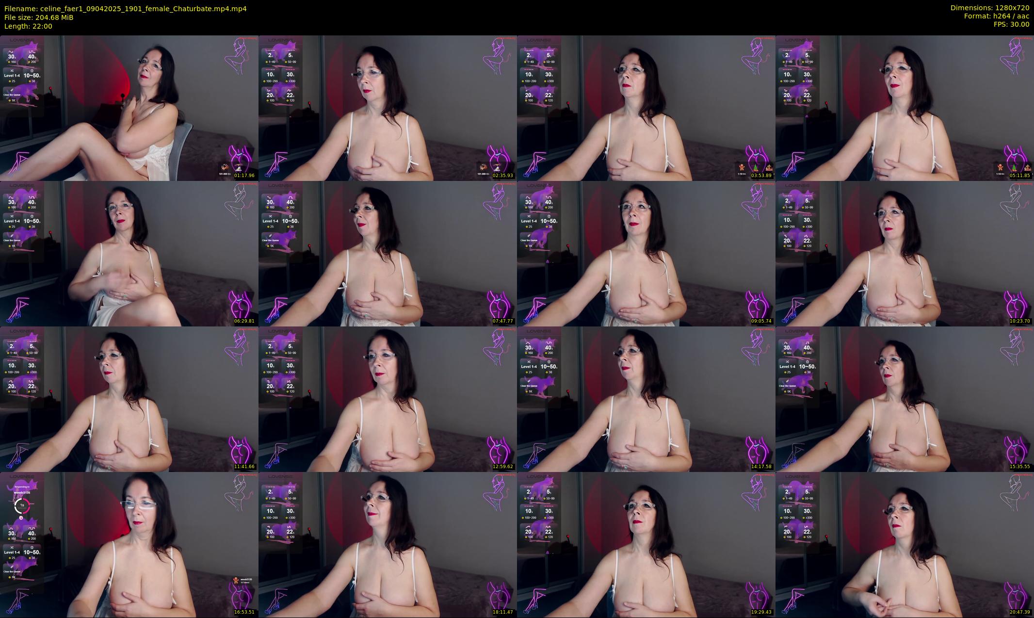 celine_faer1 — 22 minute Chaturbate female cam show recording, 720p, Apr 9, 2025