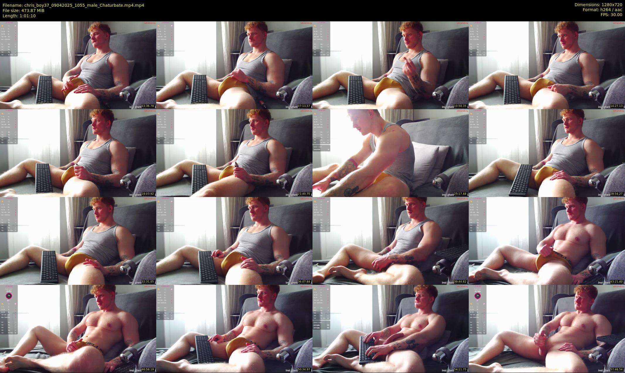 chris_boy37 — 62 minute Chaturbate male cam show recording, 720p, Apr 9, 2025