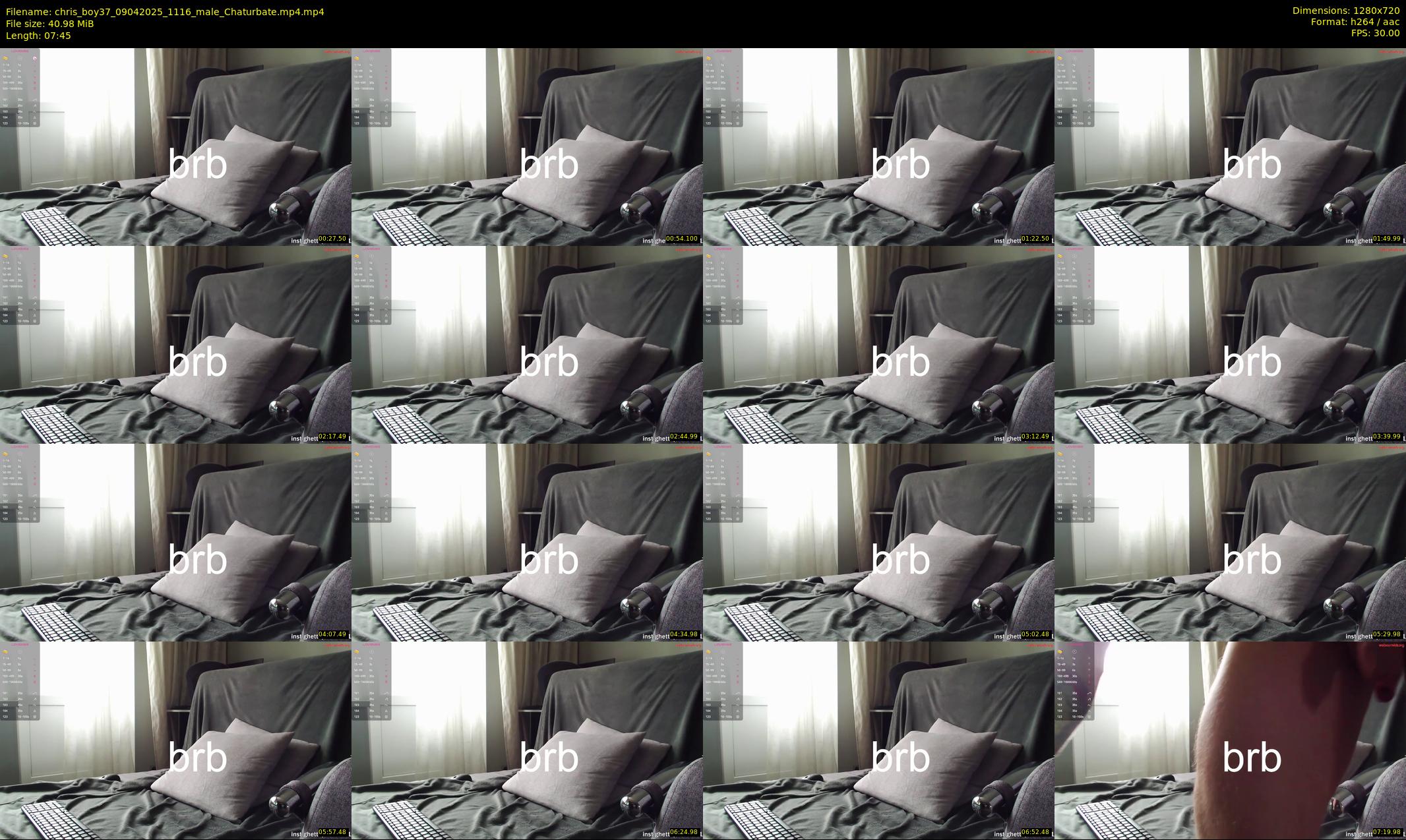 chris_boy37 — 8 minute Chaturbate male cam show recording, 720p, Apr 9, 2025