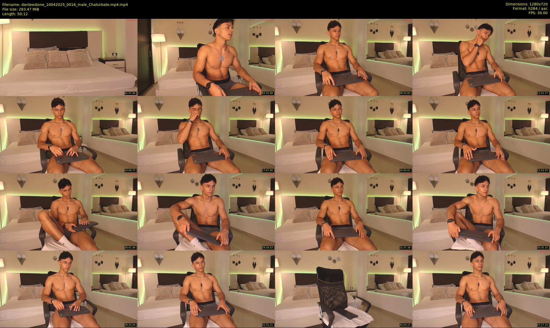 danteestone — 51 minute Chaturbate male cam show recording, 720p, Apr 10, 2025