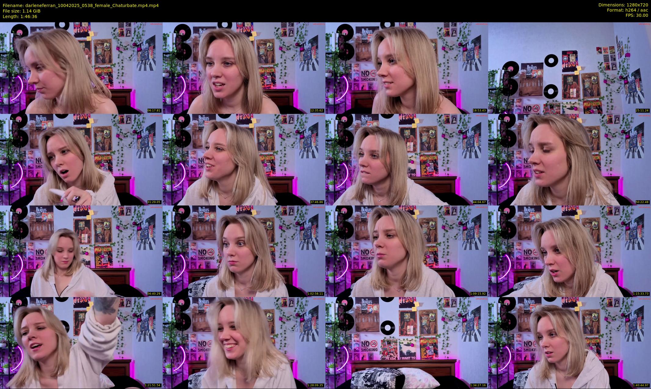 darleneferran — 107 minute Chaturbate female cam show recording, 720p, Apr 10, 2025