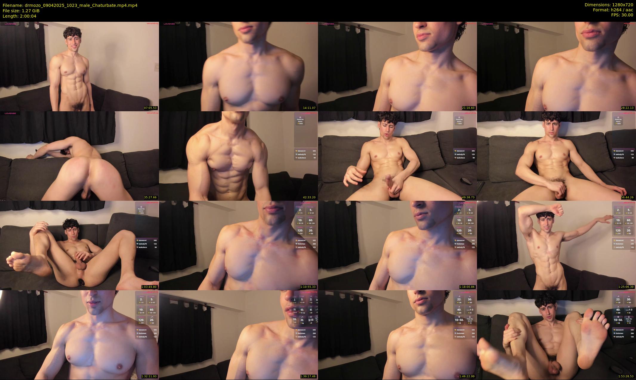 drmozo — 121 minute Chaturbate male cam show recording, 720p, Apr 9, 2025