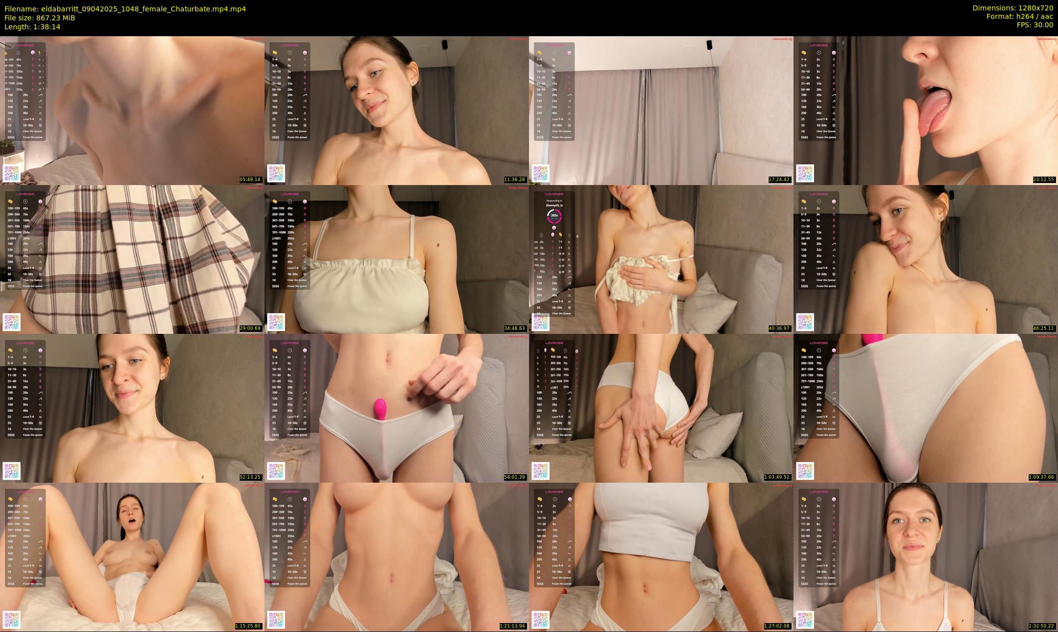 eldabarritt — 99 minute Chaturbate female cam show recording, 720p, Apr 9, 2025