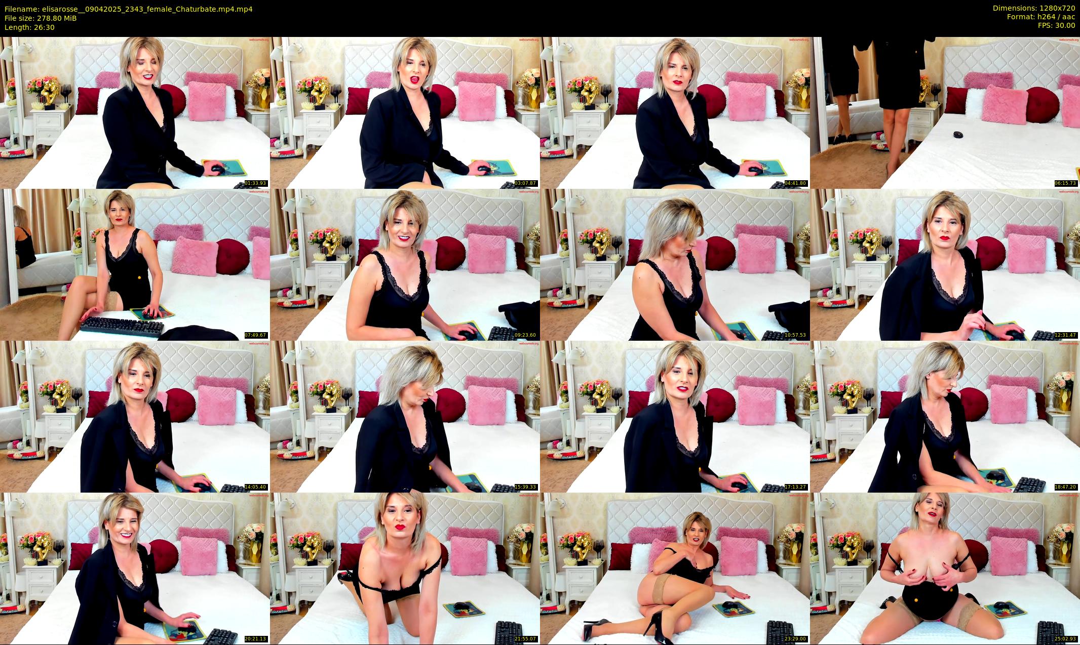 elisarosse_ — 27 minute Chaturbate female cam show recording, 720p, Apr 9, 2025