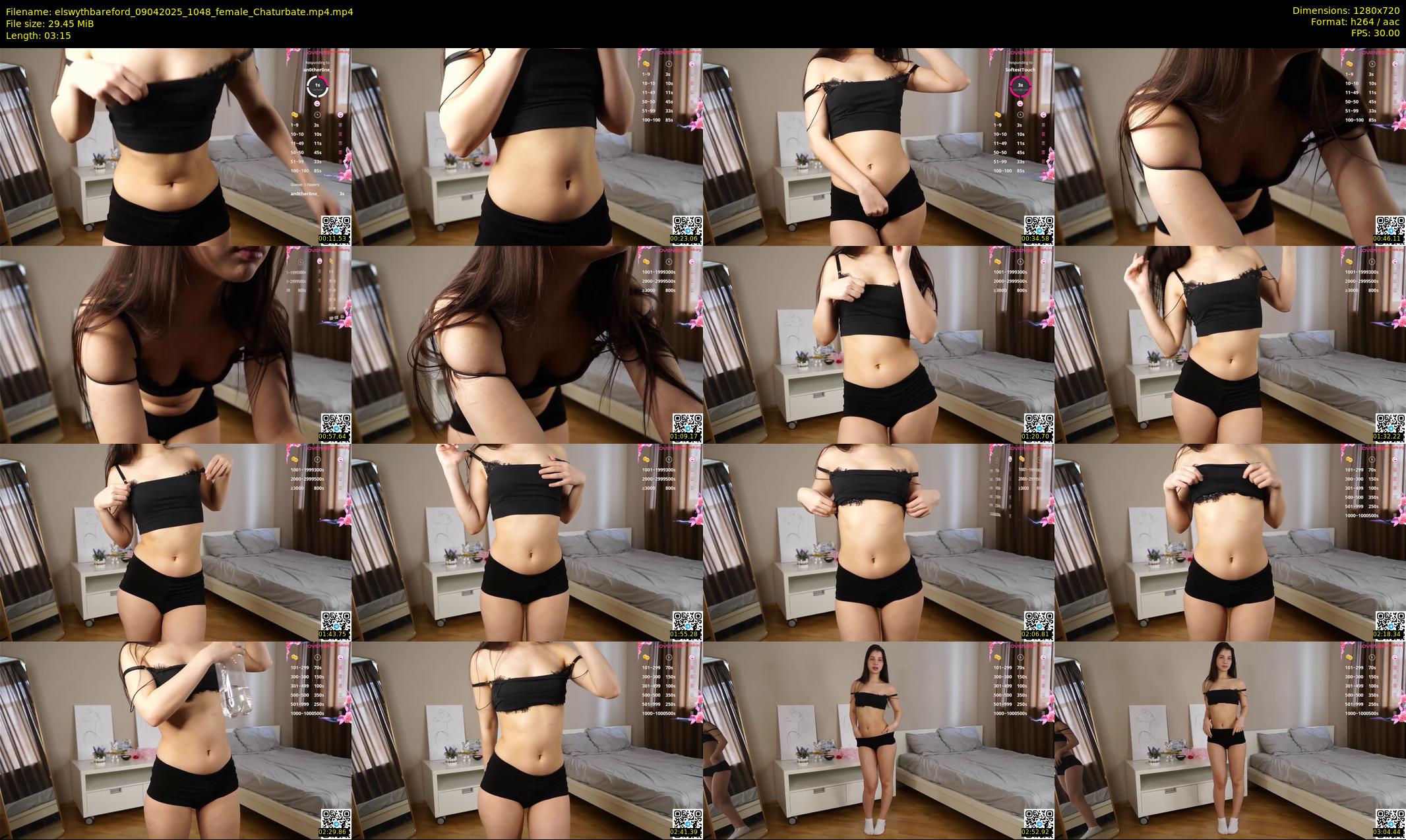 elswythbareford — 4 minute Chaturbate female cam show recording, 720p, Apr 9, 2025