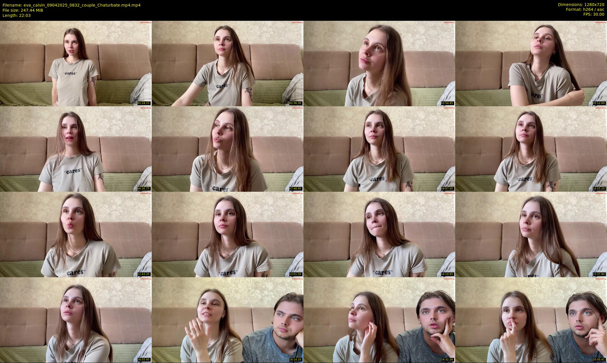 eva_calvin — 23 minute Chaturbate couple cam show recording, 720p, Apr 9, 2025