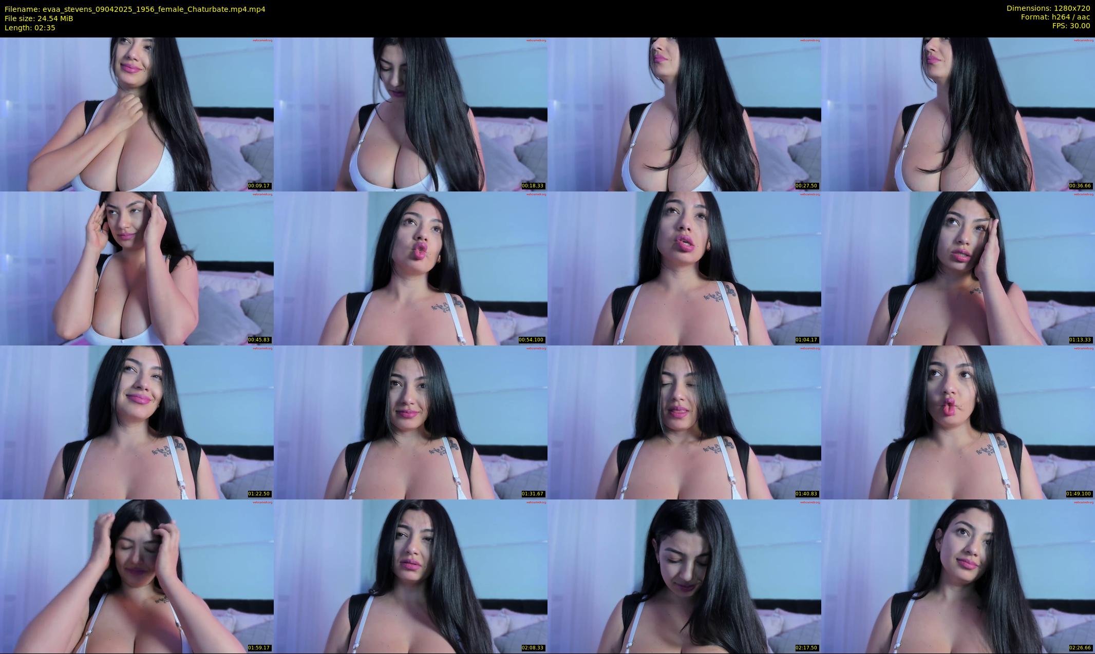 evaa_stevens — 3 minute Chaturbate female cam show recording, 720p, Apr 9, 2025