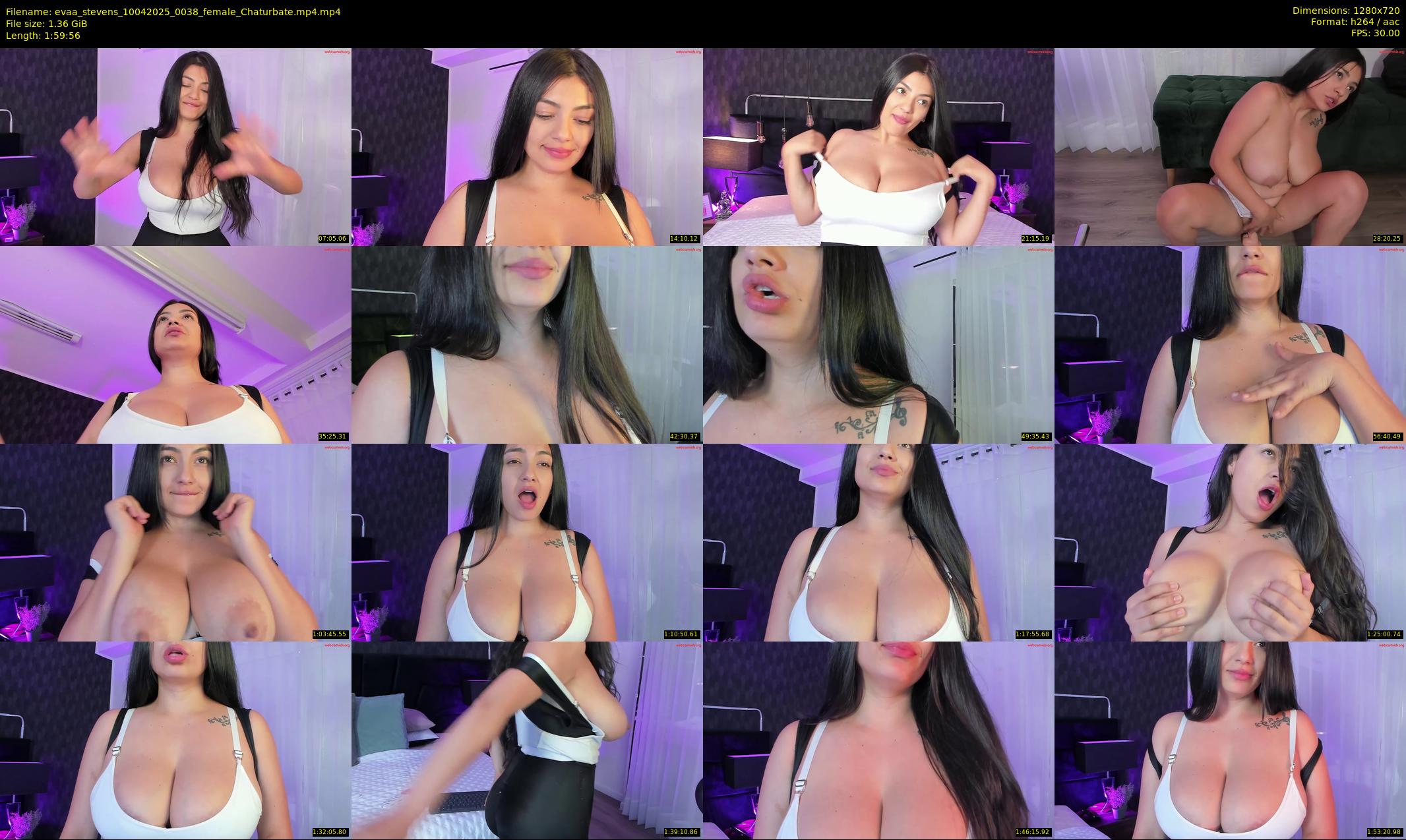 evaa_stevens — 120 minute Chaturbate female cam show recording, 720p, Apr 10, 2025