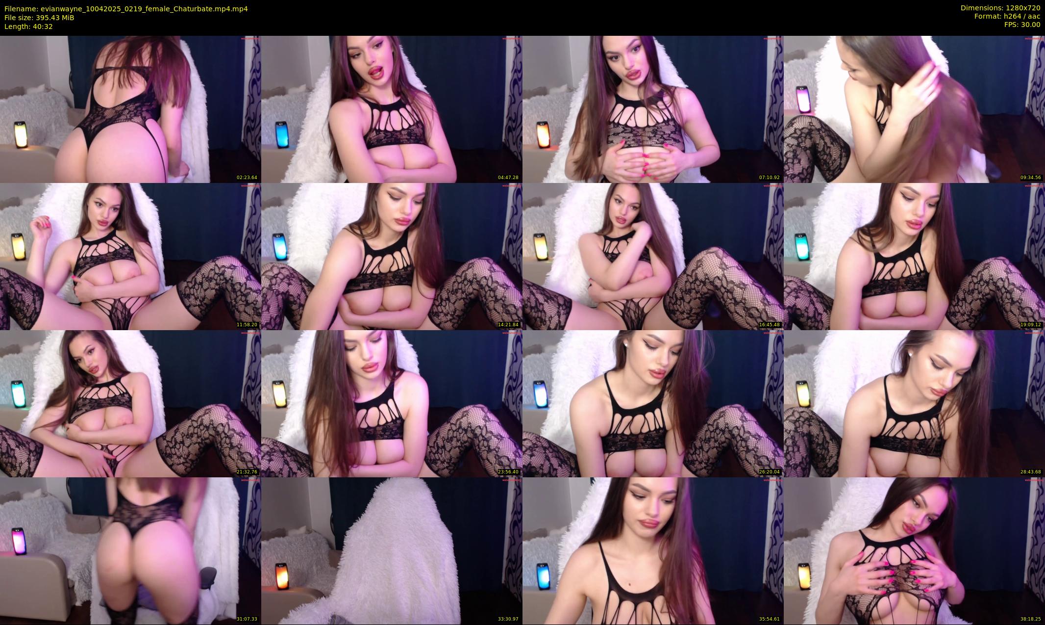 evianwayne — 41 minute Chaturbate female cam show recording, 720p, Apr 10, 2025