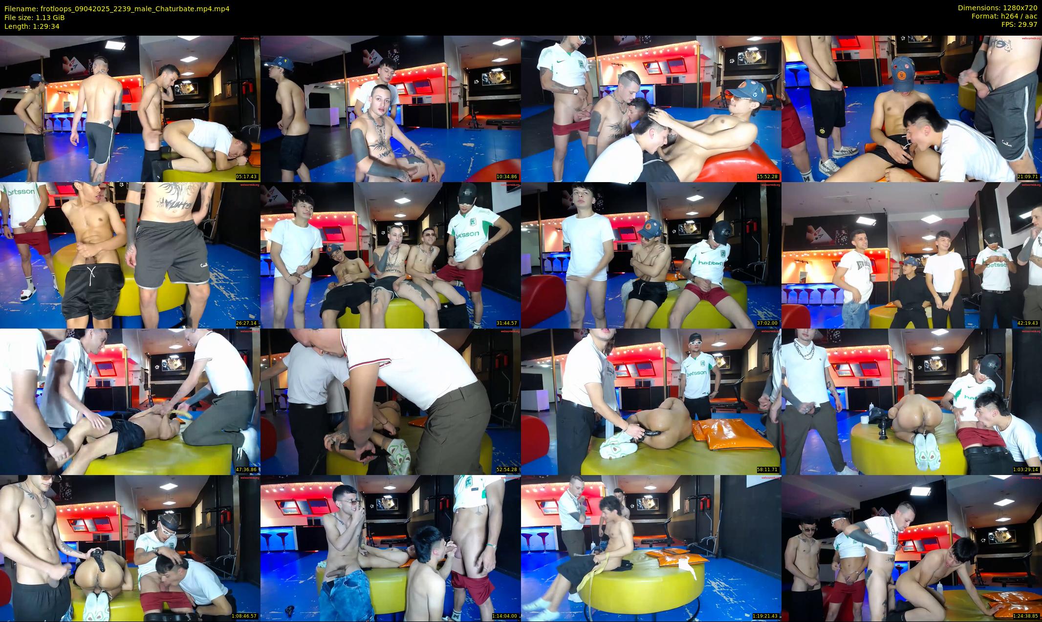 frotloops — 90 minute Chaturbate male cam show recording, 720p, Apr 9, 2025
