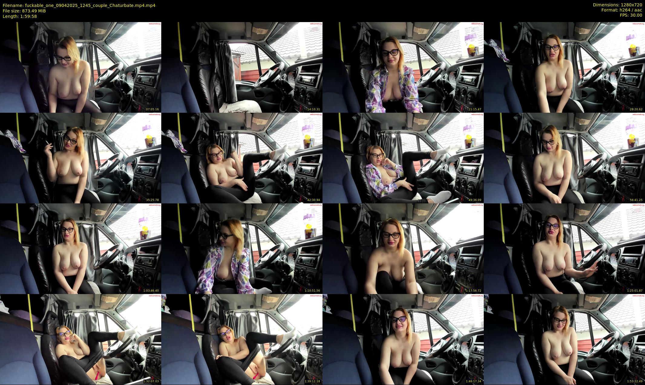 fuckable_one — 120 minute Chaturbate couple cam show recording, 720p, Apr 9, 2025