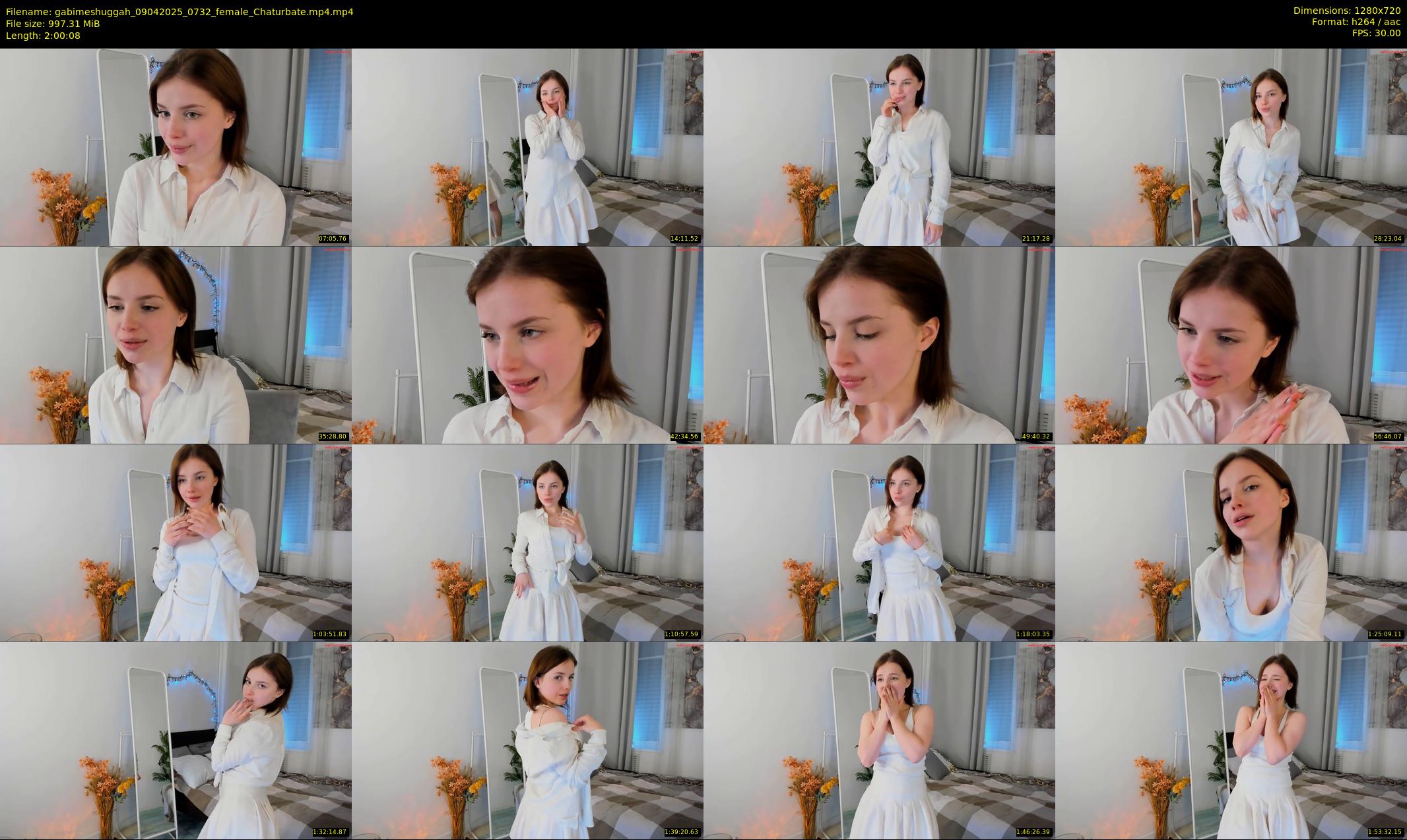 gabimeshuggah — 121 minute Chaturbate female cam show recording, 720p, Apr 9, 2025