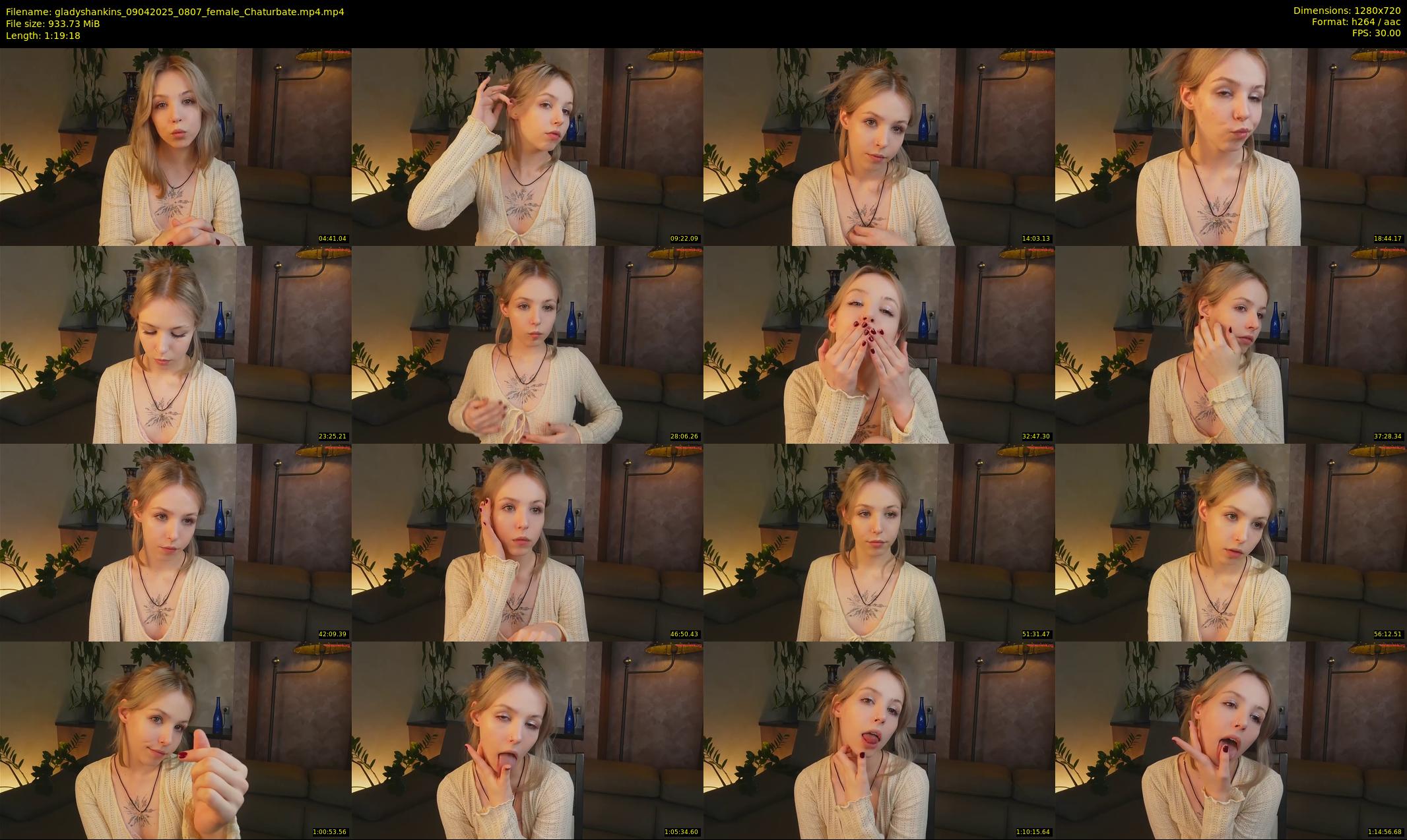 gladyshankins — 80 minute Chaturbate female cam show recording, 720p, Apr 9, 2025