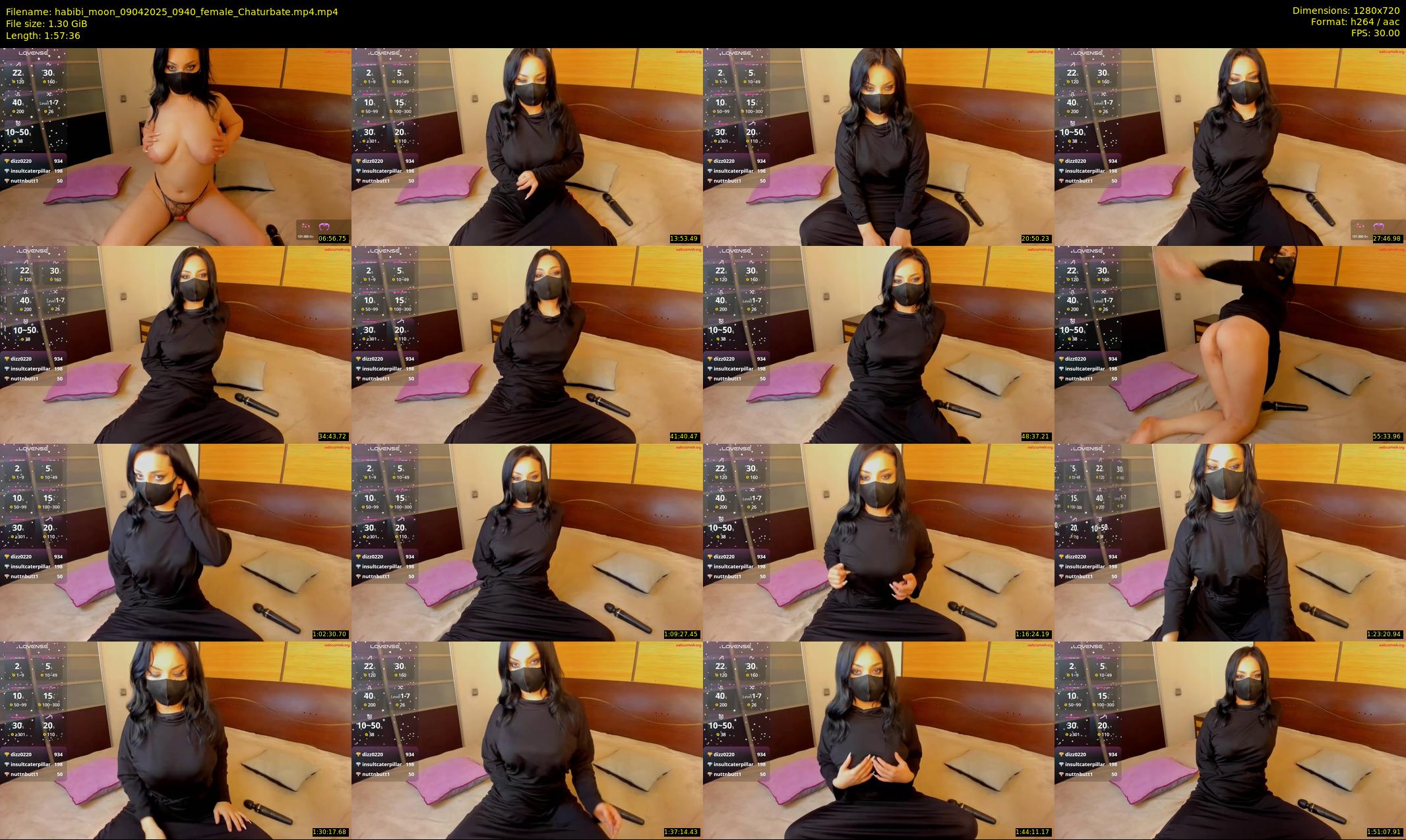 habibi_moon — 118 minute Chaturbate female cam show recording, 720p, Apr 9, 2025