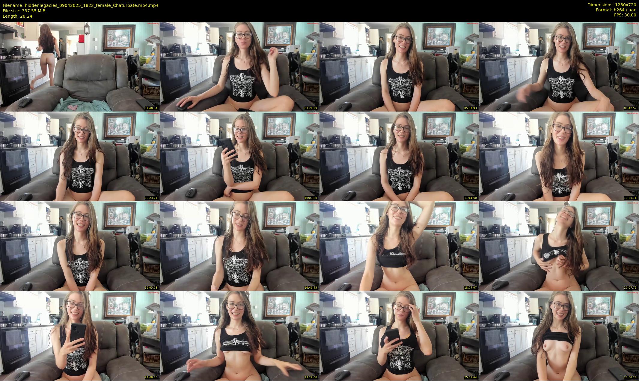 hiddenlegacies — 29 minute Chaturbate female cam show recording, 720p, Apr 9, 2025