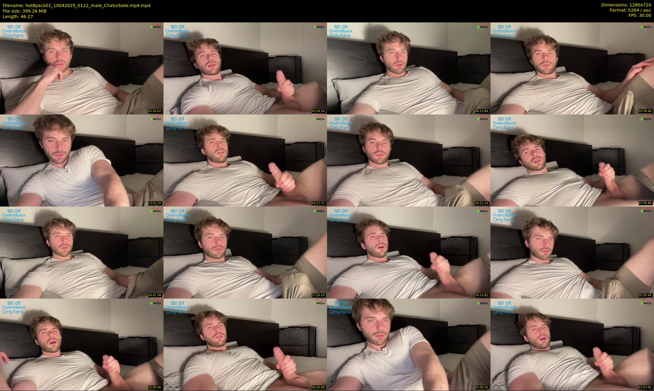 hot8pack01 — 47 minute Chaturbate male cam show recording, 720p, Apr 10, 2025
