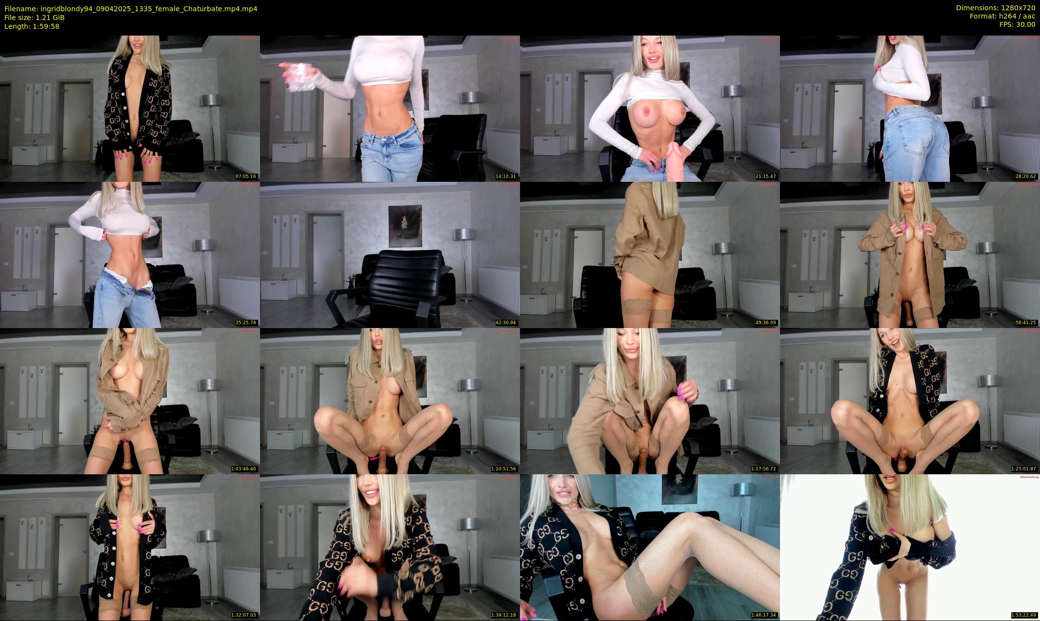 ingridblondy94 — 120 minute Chaturbate female cam show recording, 720p, Apr 9, 2025