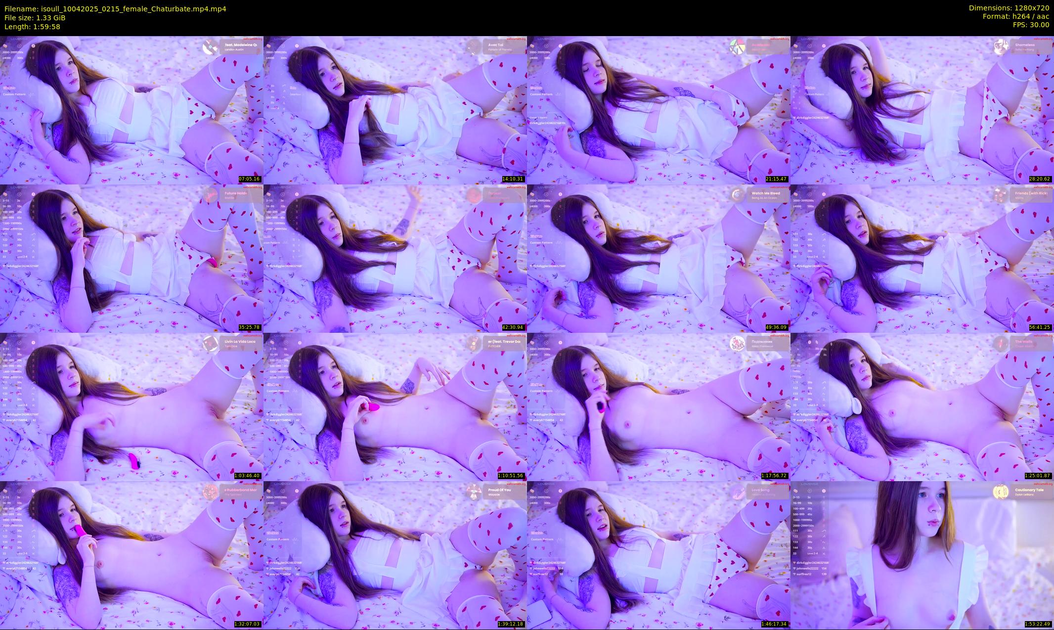 isoull — 120 minute Chaturbate female cam show recording, 720p, Apr 10, 2025