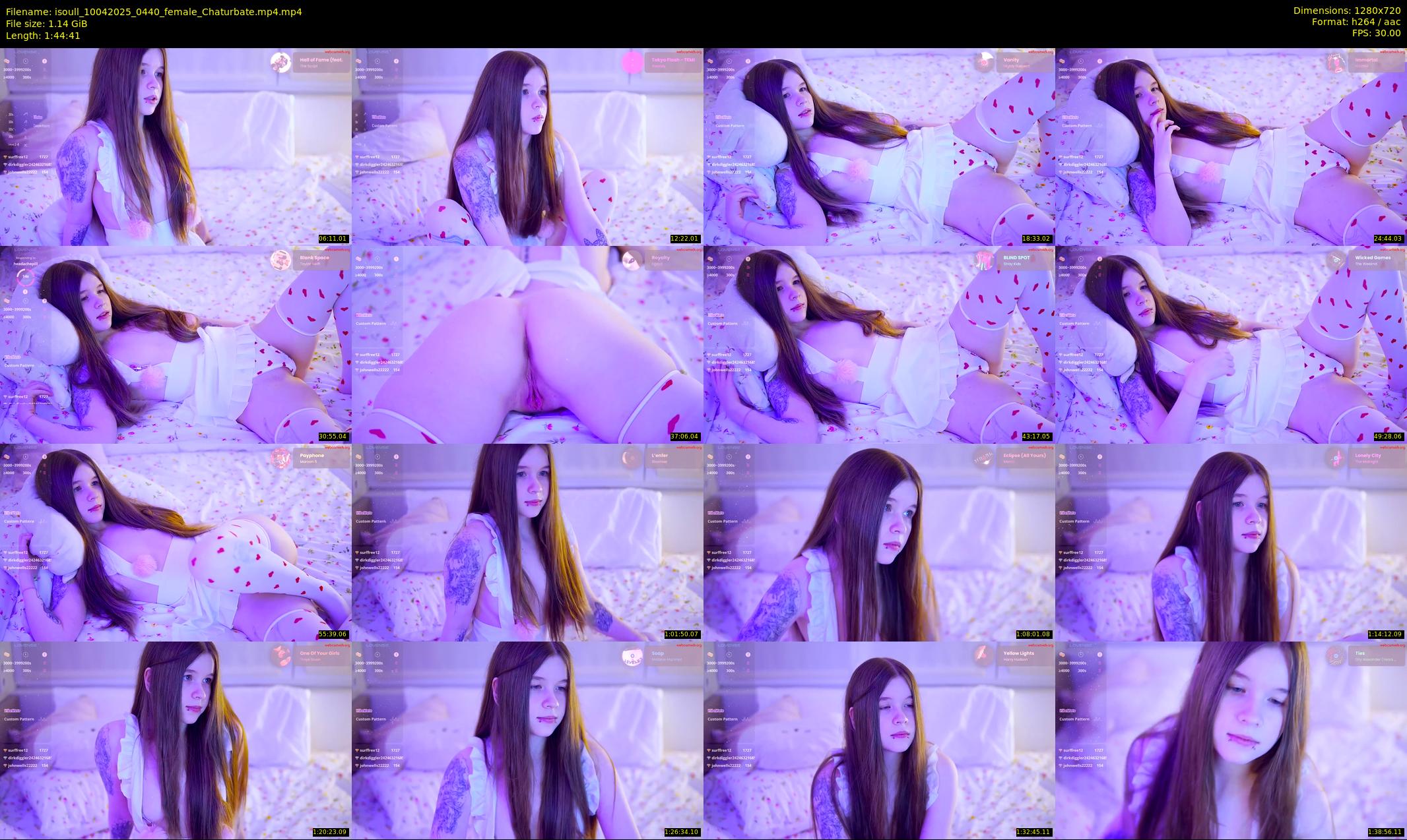 isoull — 105 minute Chaturbate female cam show recording, 720p, Apr 10, 2025
