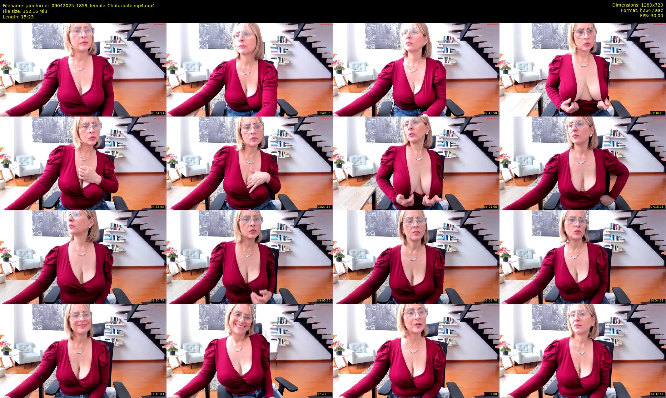 janeturner — 16 minute Chaturbate female cam show recording, 720p, Apr 9, 2025
