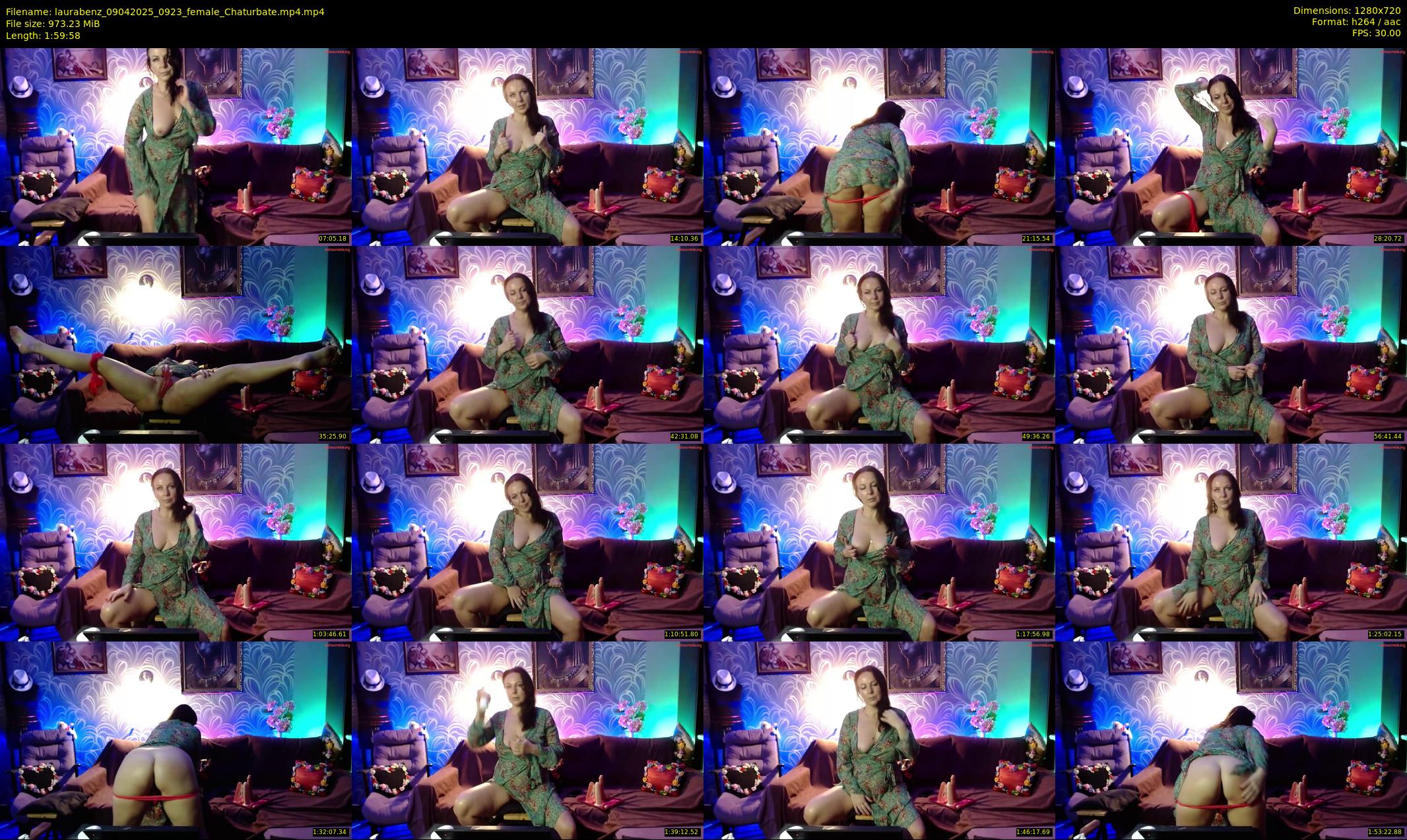 laurabenz — 120 minute Chaturbate female cam show recording, 720p, Apr 9, 2025