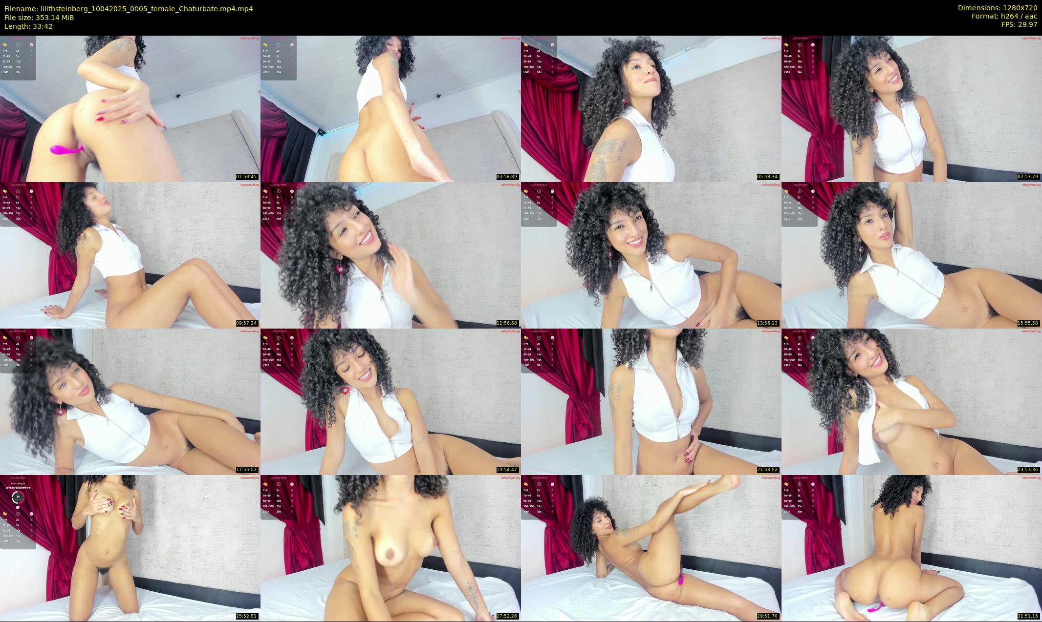 lilithsteinberg — 34 minute Chaturbate female cam show recording, 720p, Apr 10, 2025