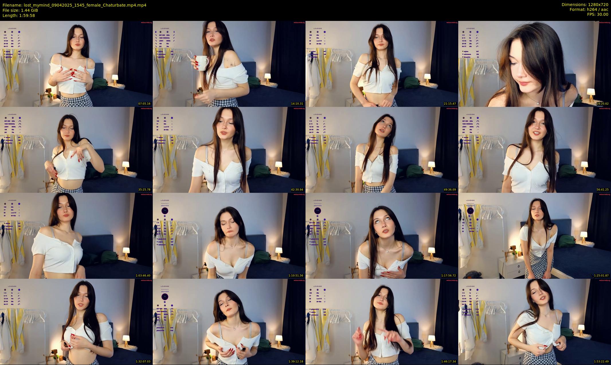 lost_mymind — 120 minute Chaturbate female cam show recording, 720p, Apr 9, 2025