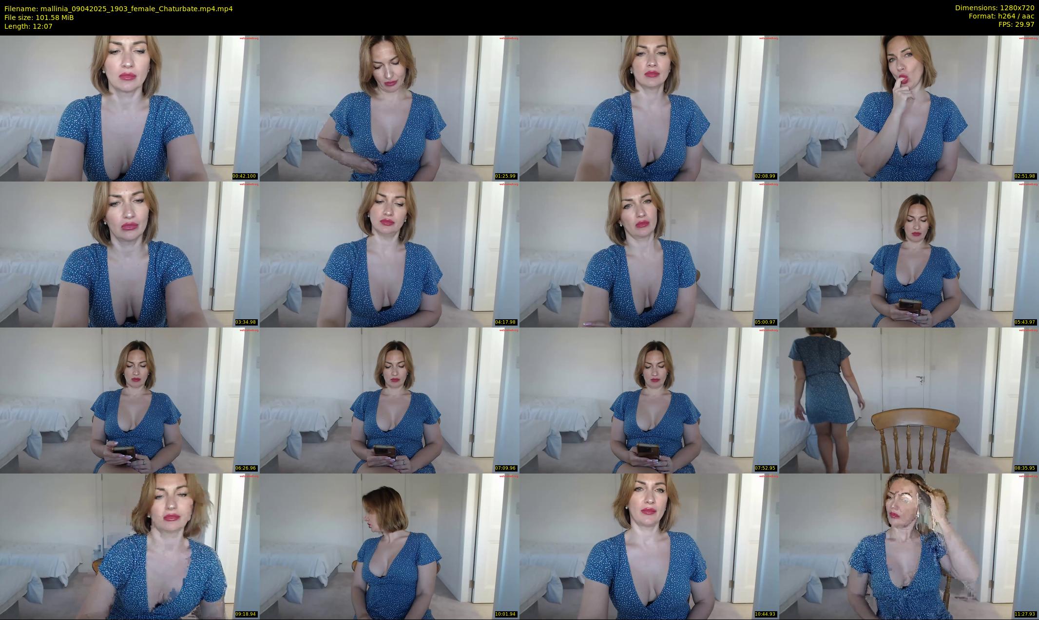 mallinia — 13 minute Chaturbate female cam show recording, 720p, Apr 9, 2025