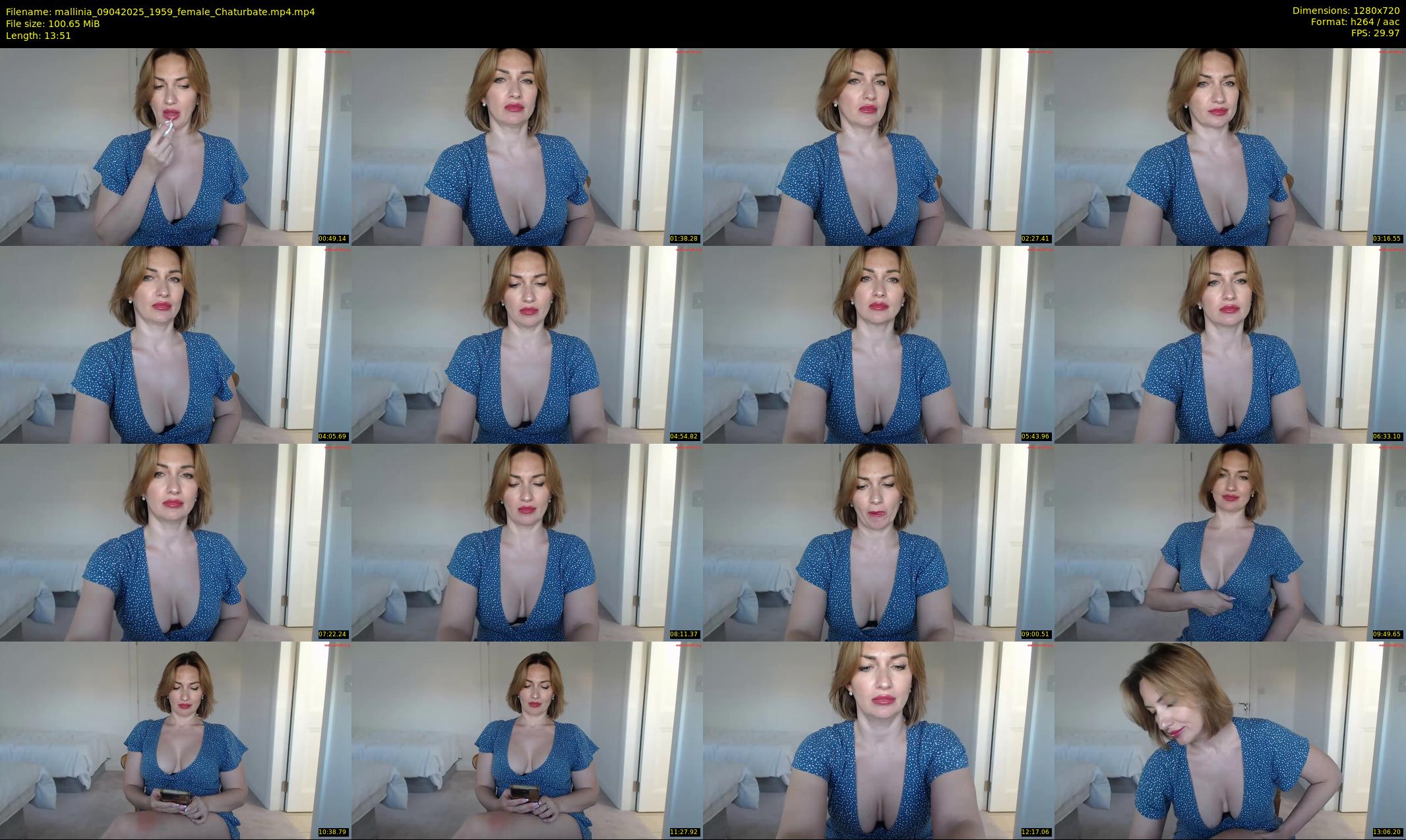 mallinia — 14 minute Chaturbate female cam show recording, 720p, Apr 9, 2025