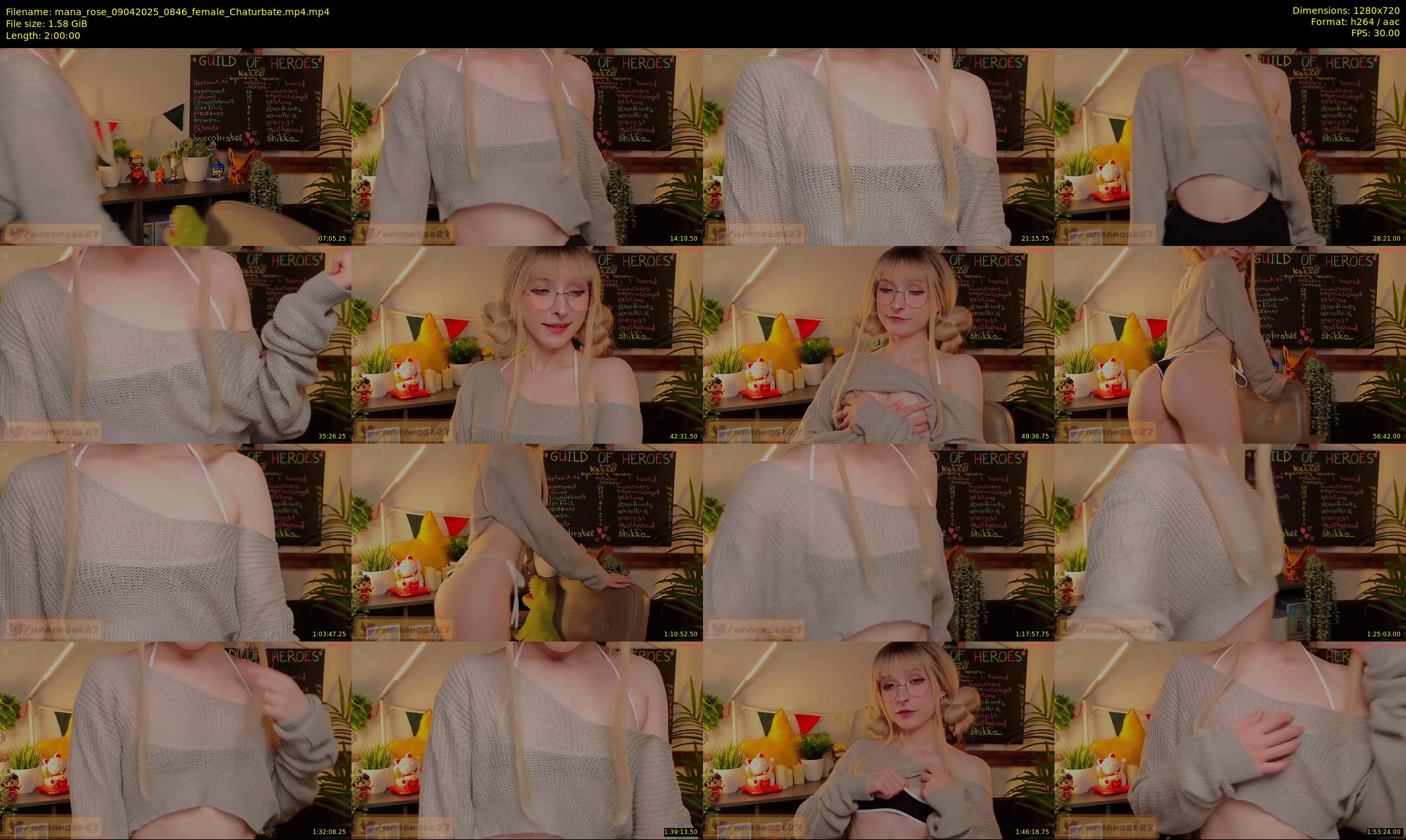 mana_rose — 120 minute Chaturbate female cam show recording, 720p, Apr 9, 2025