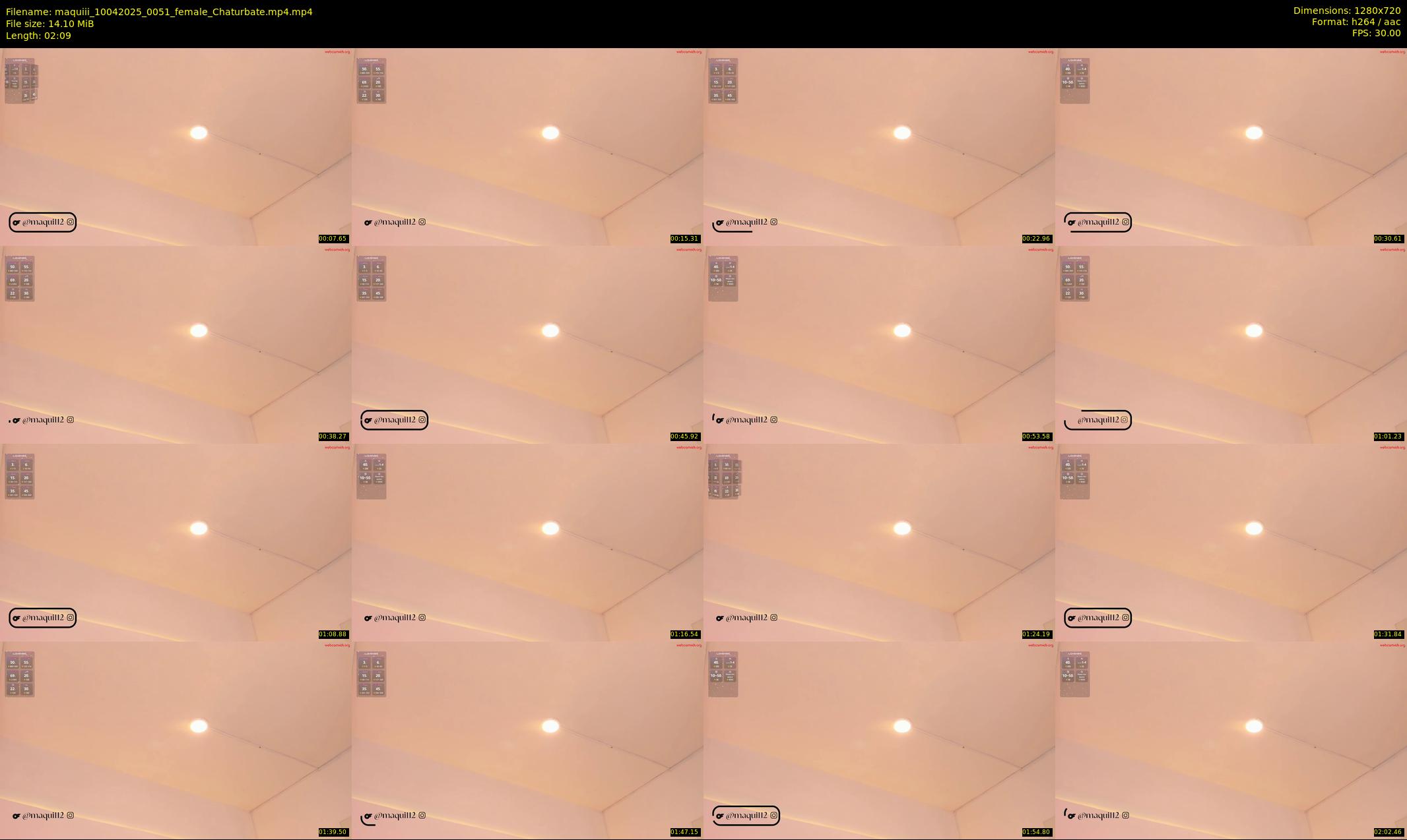 maquiii — 3 minute Chaturbate female cam show recording, 720p, Apr 10, 2025