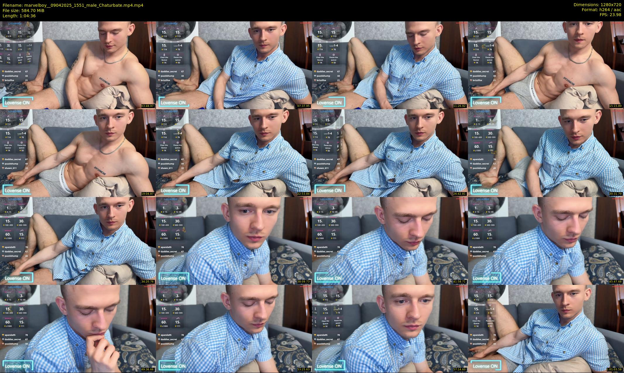 marvelboy_ — 65 minute Chaturbate male cam show recording, 720p, Apr 9, 2025