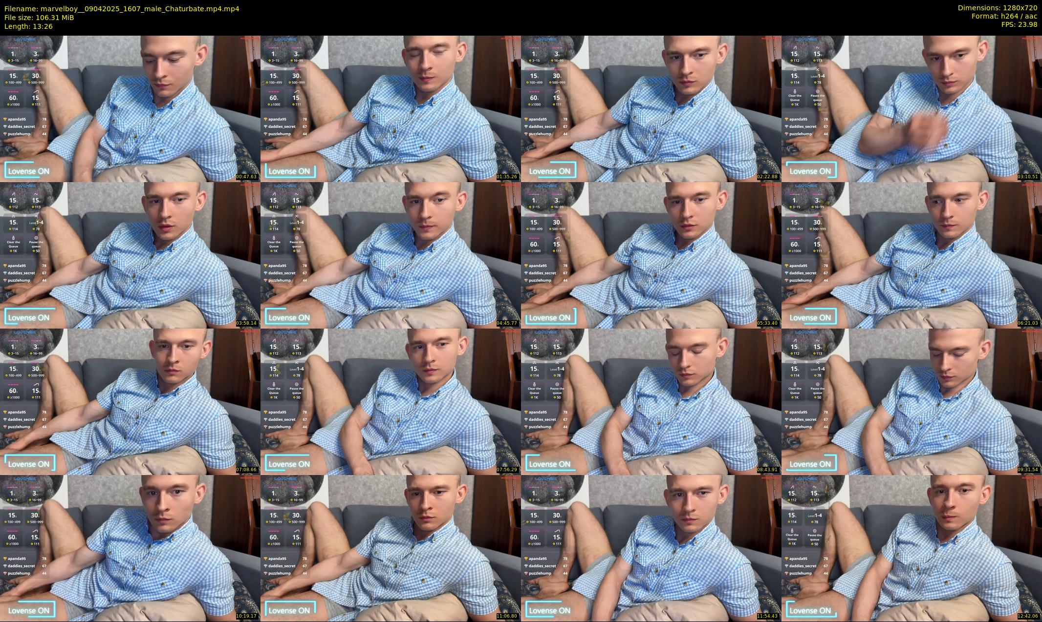 marvelboy_ — 14 minute Chaturbate male cam show recording, 720p, Apr 9, 2025