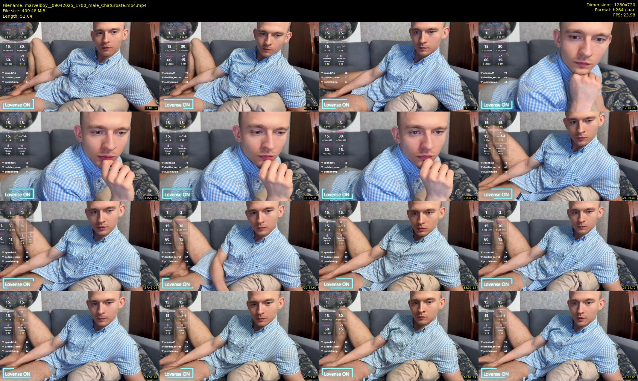marvelboy_ — 53 minute Chaturbate male cam show recording, 720p, Apr 9, 2025