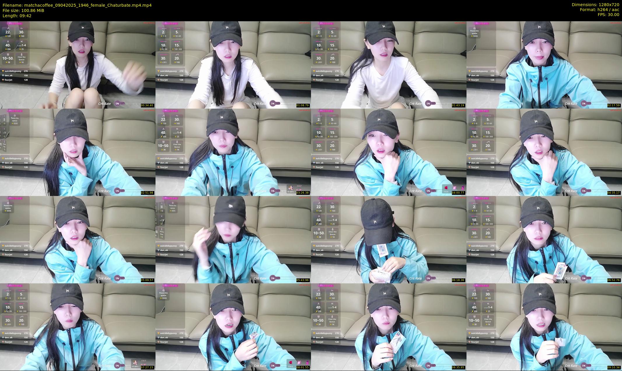 matchacoffee — 10 minute Chaturbate female cam show recording, 720p, Apr 9, 2025