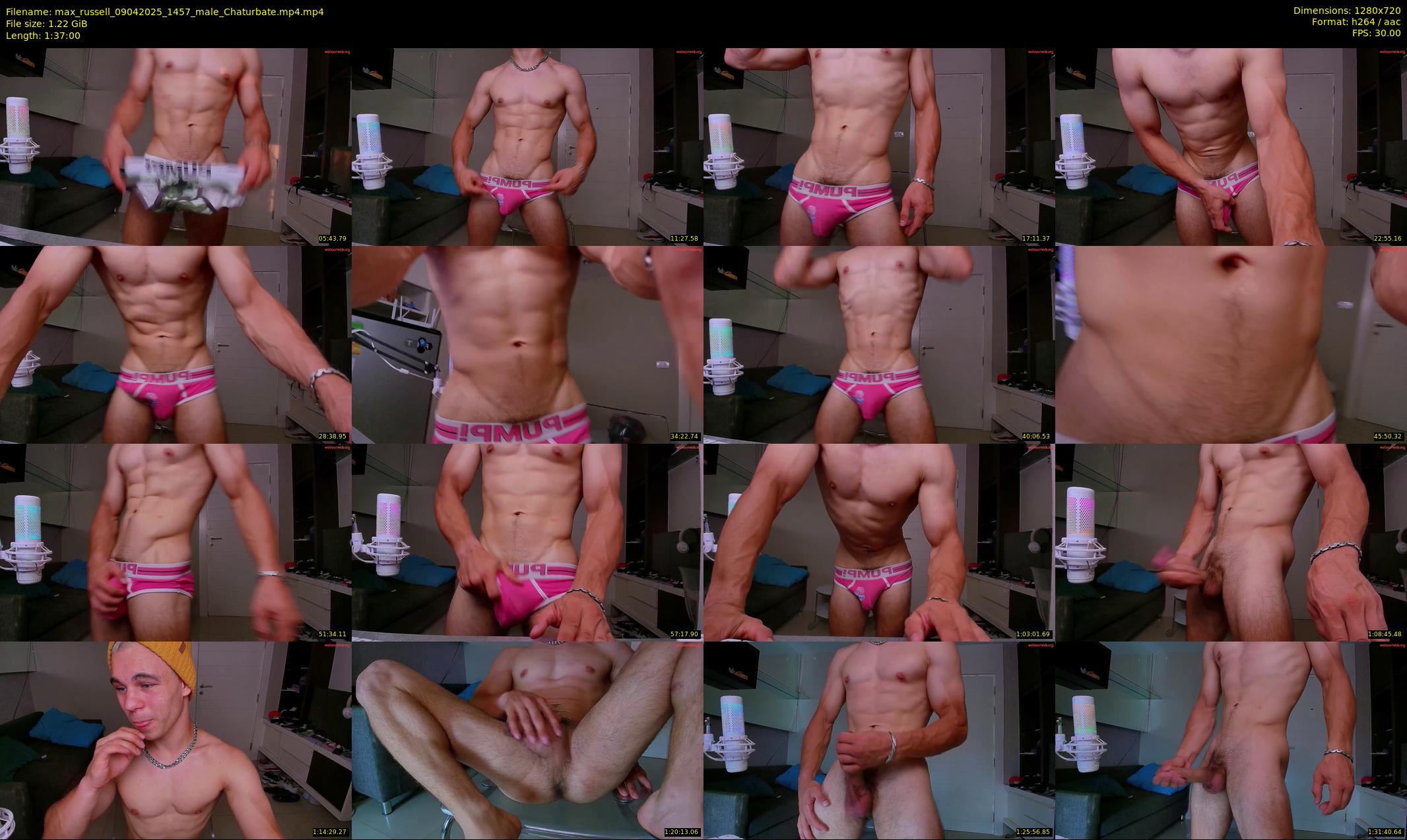 max_russell — 97 minute Chaturbate male cam show recording, 720p, Apr 9, 2025